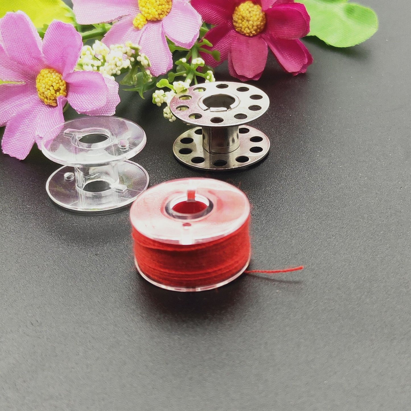 Household Sewing Machine Bobbin Storage Box 25/36 Grids Bobbin Case Plastic Parts Storage Hand Sewing Needle and Thread Box