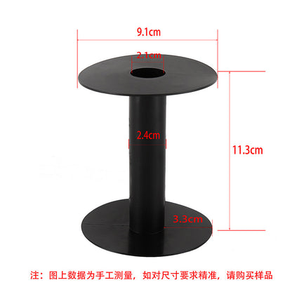 Transparent round spool core spool plastic coil I-wheel winding wire coil barrel wire rope storage tool
