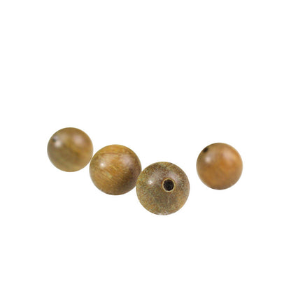 Factory wholesale green sandalwood loose beads 100 holy sandalwood beads DIY bracelet buddha beads necklace wenwan with beads spacer beads