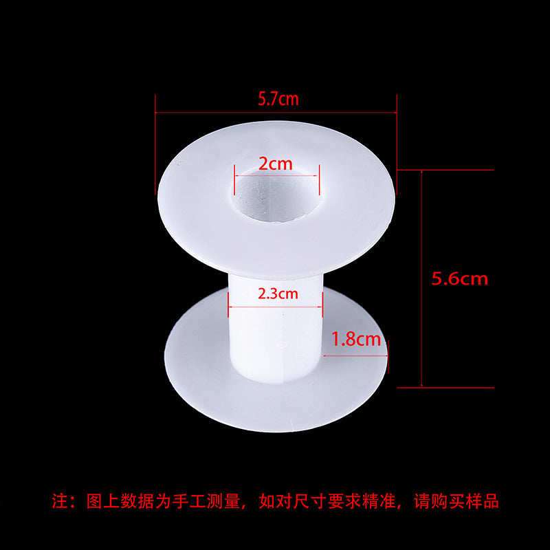 Transparent round spool core spool plastic coil I-wheel winding wire coil barrel wire rope storage tool