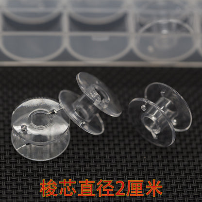 Household Sewing Machine Bobbin Storage Box 25/36 Grids Bobbin Case Plastic Parts Storage Hand Sewing Needle and Thread Box