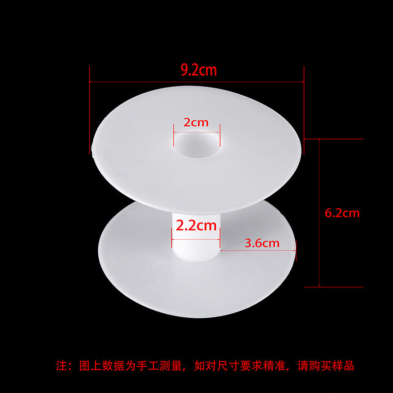 Transparent round spool core spool plastic coil I-wheel winding wire coil barrel wire rope storage tool