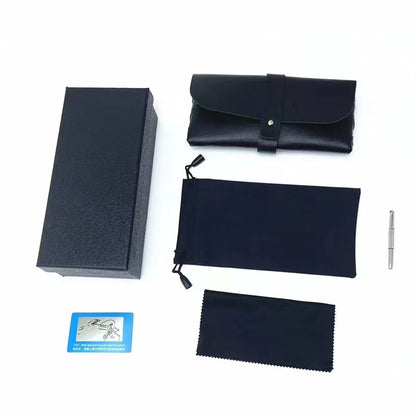 in stock variety of glasses box zipper box folding bag glasses leather box frosted transparent box presbytare paper box glasses accessories