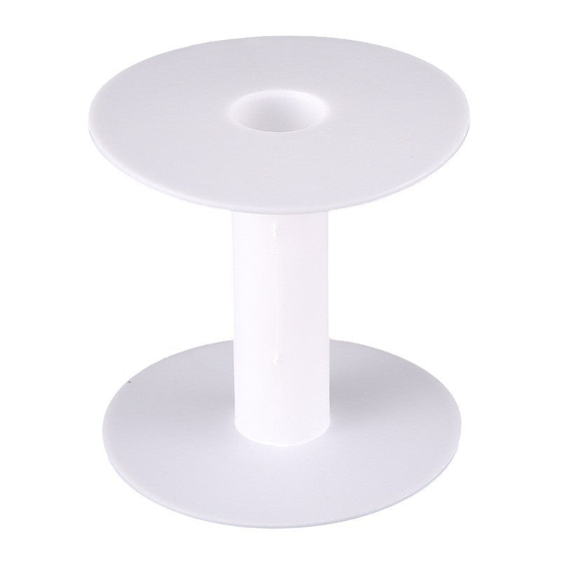 Transparent round spool core spool plastic coil I-wheel winding wire coil barrel wire rope storage tool