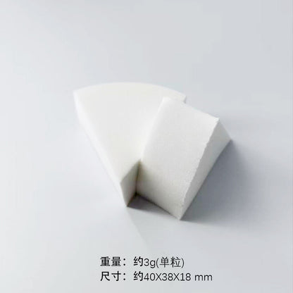 10 Pack hydrophilic non-latex fan six flap powder puff fan sponge powder puff studio makeup powder puff wholesale